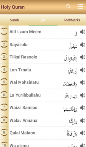 اسکرین شات برنامه Quran 16 Line with Audio 3
