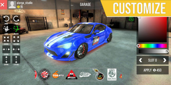اسکرین شات بازی AAG Car Drift Racing 2