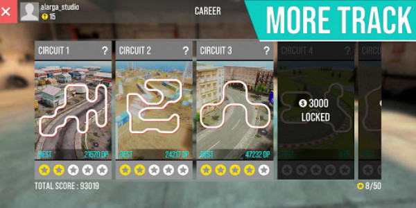 اسکرین شات بازی AAG Car Drift Racing 4