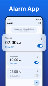 اسکرین شات 1 برنامه Alarm Clock