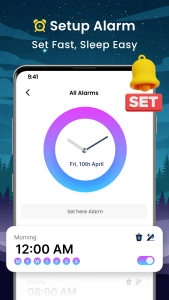اسکرین شات 3 برنامه Smart Alarm Clock App