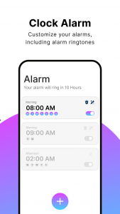 اسکرین شات 1 برنامه Clock - Alarm Clock & Timer