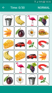 اسکرین شات 1 بازی Brain game. Picture Match.