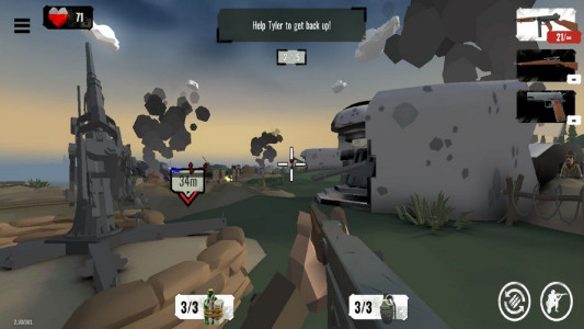 اسکرین شات بازی جنگ جهانی چند ضلعی | نسخه مود شده 2