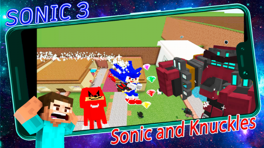 اسکرین شات 1 برنامه Sonic The Hedgehog 3 Minecraft