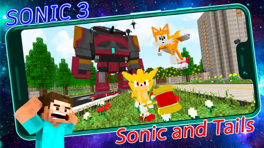 اسکرین شات 2 برنامه Sonic The Hedgehog 3 Minecraft