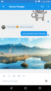 اسکرین شات برنامه Messenger 8