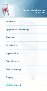 اسکرین شات 1 برنامه Dental 3D Illustrations