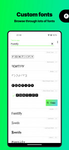 اسکرین شات برنامه Fontify - Fonts for Instagram 2