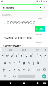 اسکرین شات برنامه Fontify - Fonts for Instagram 3