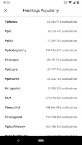 اسکرین شات برنامه Hashtagify - Automated Hashtags for Instagram 8