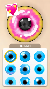 اسکرین شات 4 بازی Eye Color Mix