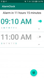 اسکرین شات 1 برنامه Radio Alarm Clock