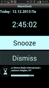 اسکرین شات برنامه Radio Alarm Clock 2