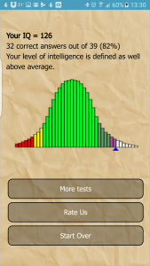 اسکرین شات برنامه IQ Test 3