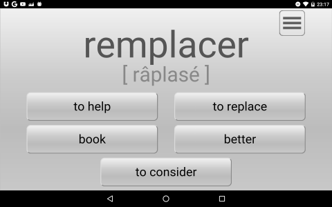 اسکرین شات 3 برنامه Learn most used French words