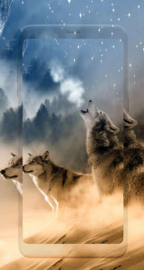 اسکرین شات برنامه Wolf wallpapers : Wolves Wallpapers 2