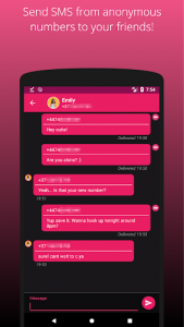 اسکرین شات برنامه AntiPhone -Anonymous SMS 2