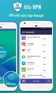 اسکرین شات 4 برنامه Alfa VPN Free Unblock proxy unblock websites