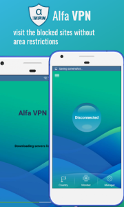 اسکرین شات 3 برنامه Alfa VPN Free Unblock proxy unblock websites