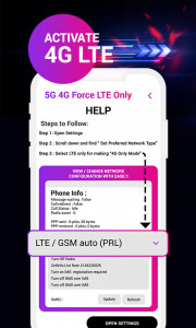 اسکرین شات برنامه 5G/4G Force LTE Only 3