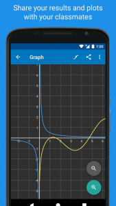 اسکرین شات 4 برنامه Graphing Calculator - Algeo