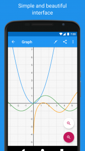 اسکرین شات 1 برنامه Graphing Calculator - Algeo