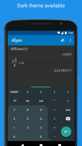 اسکرین شات برنامه Graphing Calculator - Algeo 2