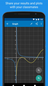 اسکرین شات برنامه Graphing Calculator - Algeo 4