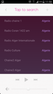 اسکرین شات برنامه Listen Radio Algerian: Live Radio Online 2