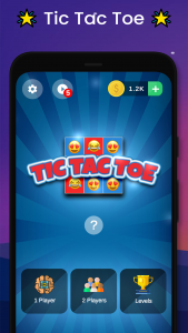 اسکرین شات بازی Tic Tac Toe : XO Emoji 1