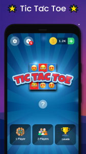 اسکرین شات 1 بازی Tic Tac Toe : XO Emoji