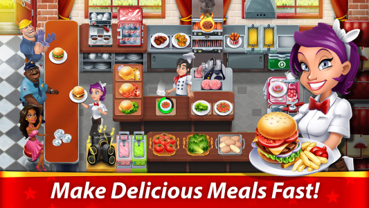 اسکرین شات 2 بازی Cooking Stars: Restaurant Game