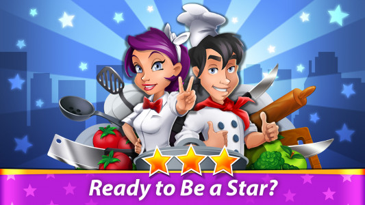 اسکرین شات 1 بازی Cooking Stars: Restaurant Game