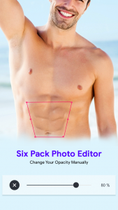اسکرین شات برنامه Six Pack Photo Editor 3