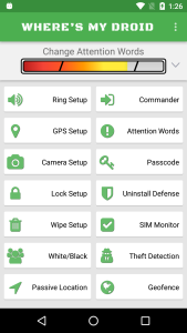 اسکرین شات 1 برنامه Wheres My Droid