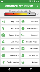 اسکرین شات 1 برنامه Wheres My Droid