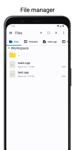 اسکرین شات 4 برنامه CxStudio - C/C++ IDE