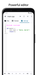 اسکرین شات 1 برنامه CxStudio - C/C++ IDE