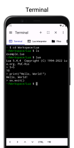 اسکرین شات 5 برنامه LuaDroid - ide for lua