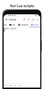 اسکرین شات 3 برنامه LuaDroid - ide for lua
