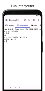اسکرین شات 4 برنامه LuaDroid - ide for lua