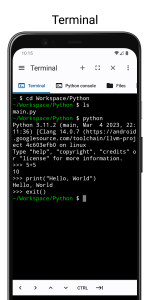 اسکرین شات برنامه PyCode - ide for python 5