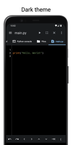 اسکرین شات 2 برنامه PyCode - ide for python