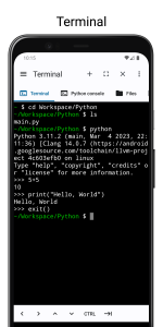 اسکرین شات 5 برنامه PyCode - IDE for Python