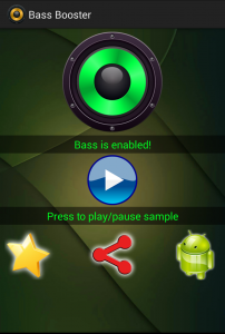 اسکرین شات برنامه Bass Booster 5