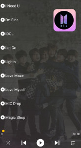 اسکرین شات برنامه BTS Songs Offline 4