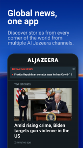 اسکرین شات برنامه Al Jazeera 1