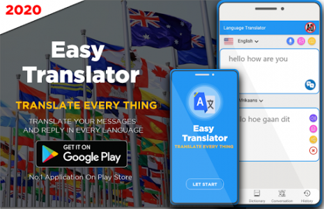 اسکرین شات برنامه Instant All language translator &voice translation 1