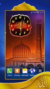 اسکرین شات برنامه Islam Alarm Clock Widget 1
